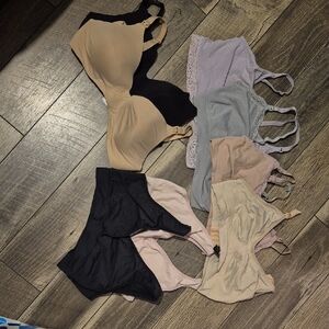 H&M Nursing Bra Lot, 8 Bras, All Size Large & 38 C